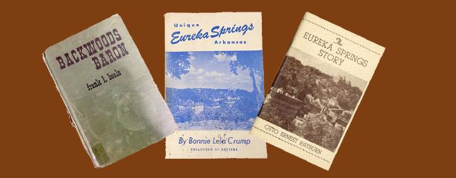 Three midcentury books about Eureka Springs