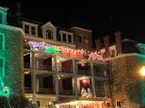 Crescent Hotel with holiday decorations