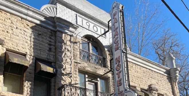 The Palace Hotel in Eureka Springs